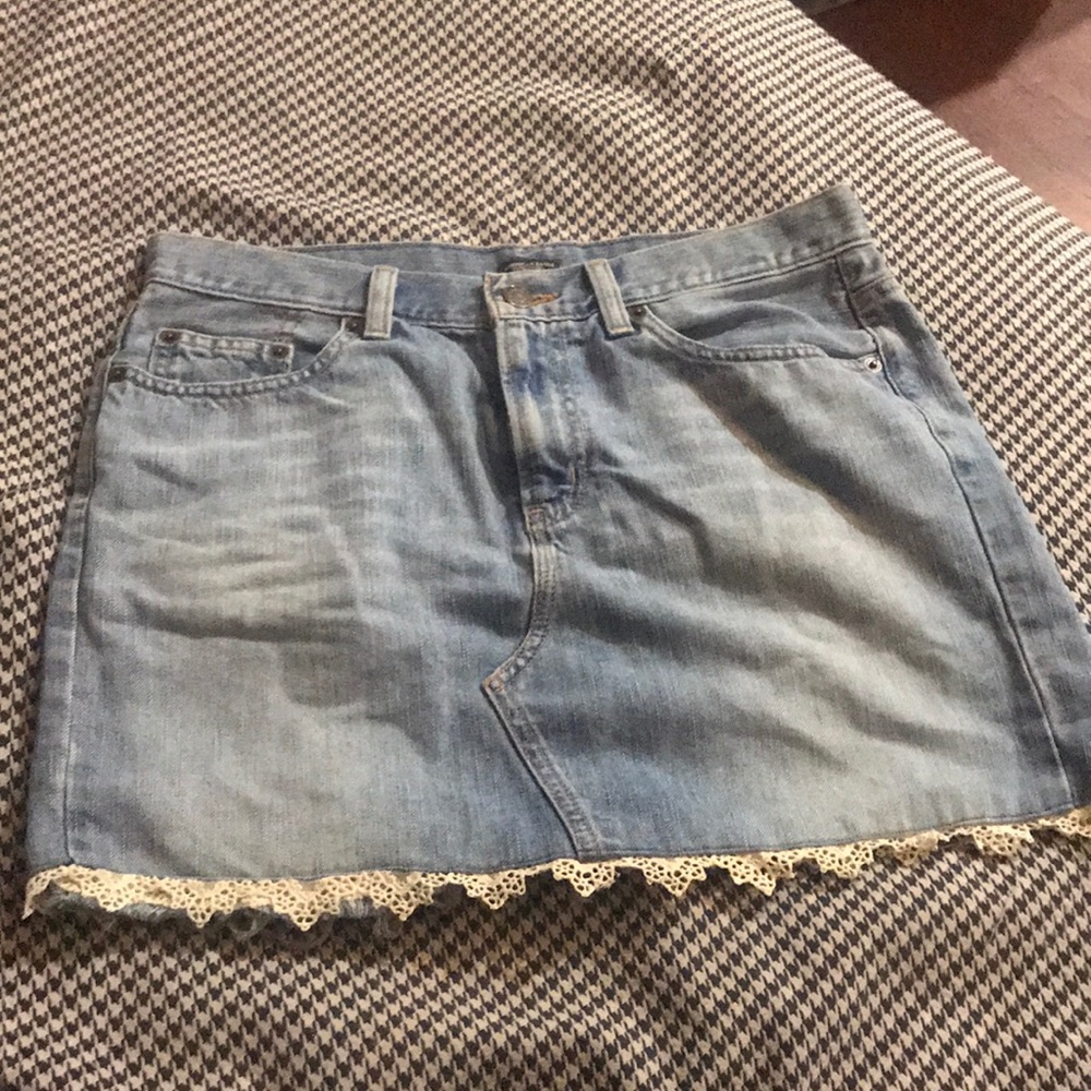 American Eagle denim jean skirt